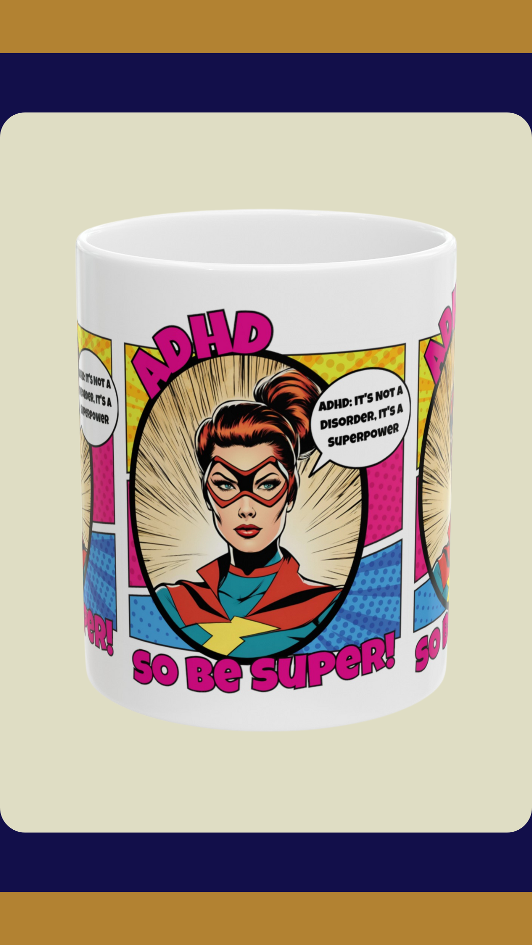 ADHD: It's Not a Disorder, It's a Superpower Mug