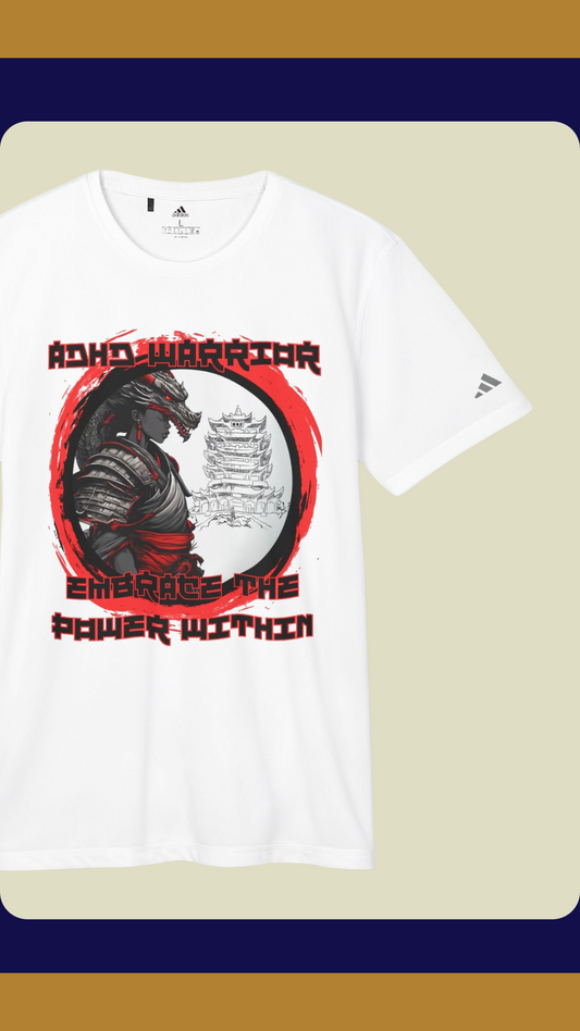 ADHD Warrior: Samurai Dragon Hat – Eco-Friendly Anime T-Shirt