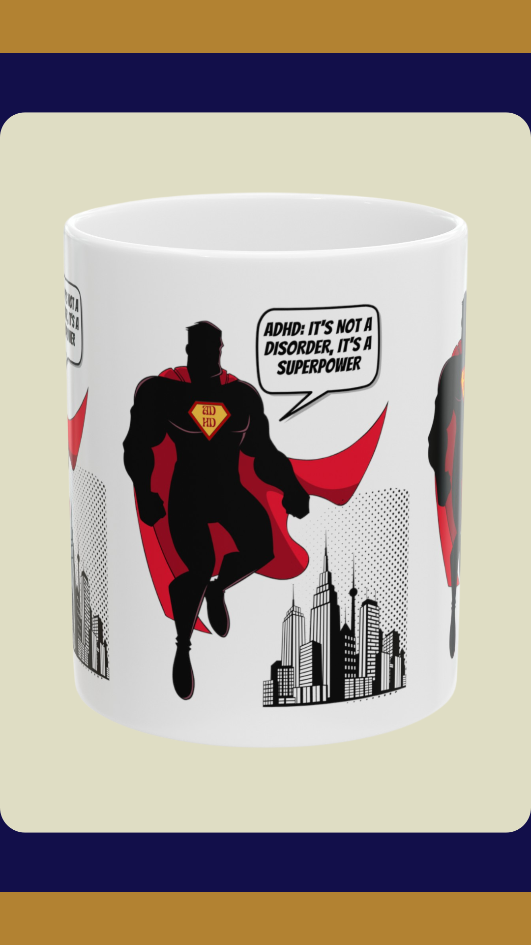 ADHD: It's Not a Disorder, It's a Superpower Mug