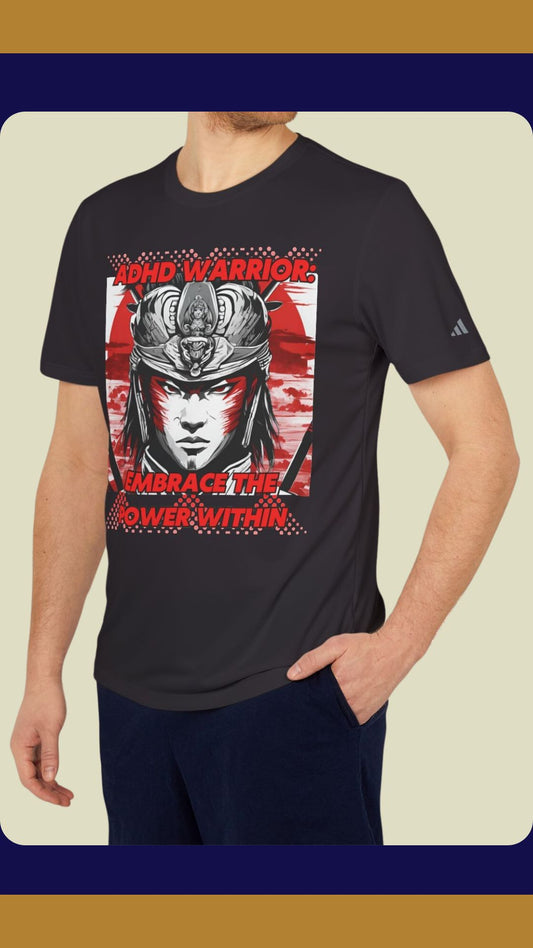 ADHD Warrior: Embrace the Power Within – Anime Samurai T-Shirt