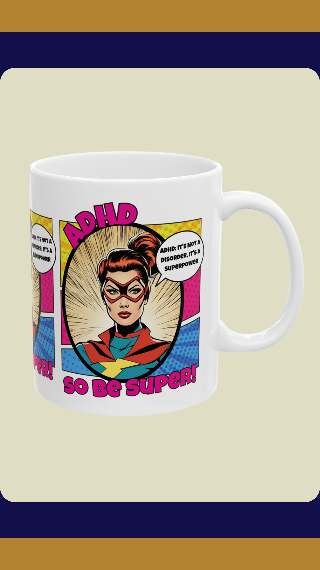 ADHD: It's Not a Disorder, It's a Superpower Mug